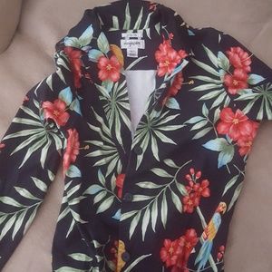 Floral blazer